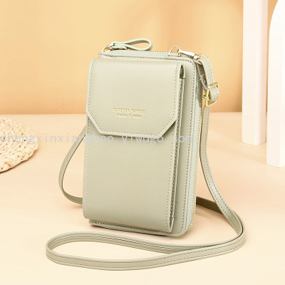Women's Wallet PuPhone Bag Fashion Korean Multi-Functional Student Wallet Crossbody Ticket Package Trendy Women's Bags