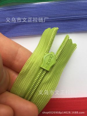 Yiwu Factory No. 3 Invisible Zipper Lettering Mgmi/O.K/Kt/Ka Oval Large Pull Head Pull Tab