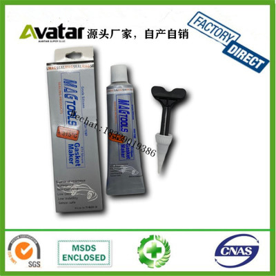 MAGTOOLS Grey Gasket Maker Grey Gasket Maker High Temperature Grey RTV Silicone Sealant Gasket Maker