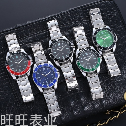 Couple‘s Green Submariner Watch Personality Trend Cool Watch Waterproof Couple‘s Watch Quartz Watch