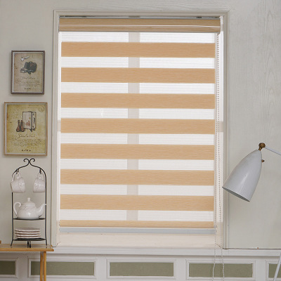 Factory Direct Supply Customized Thickened Polyester Venetian Blind Office Bathroom Bedroom Living Room Shading Curtain Finished Product