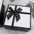 Spot High-End Black and White Bow Box Valentine's Day Gift Box Cosmetics Gift Box Tiandigai Gift Box