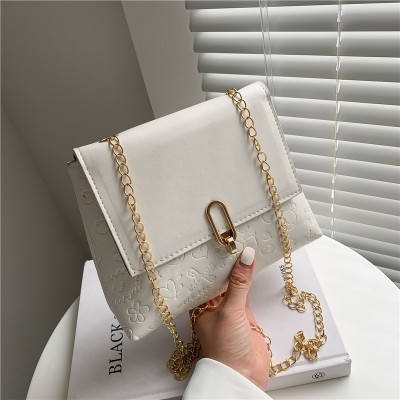 Bag Female 2021 New Fashion Simple Shoulder Bag Internet Celebrity New Crossbody Chain Bag Design Sense Small Bag