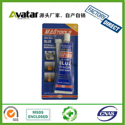 MAGTOOLS MAG-SEAL blue Black red grey gasket maker Black 85g VAOK RTV SilicSellador de siliconaone sealant Gasket Maker 