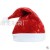 New Mesh Christmas Hat Christmas Auspicious Cloud Printed Gauze Santa Claus Hat Flannel Edge Holiday Decoration