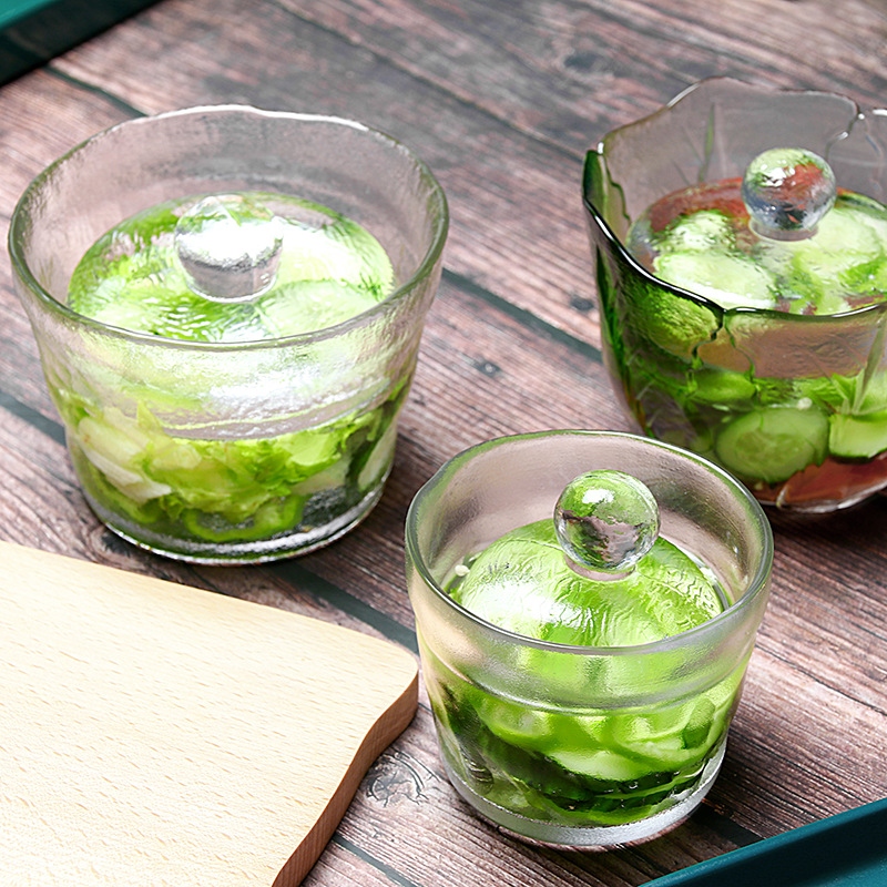 玻璃泡菜缸玻璃碗盘 玻璃盘