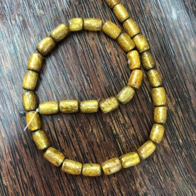 7x10mm Golden Coral Barrel Beads Gold Silk Willow Semi-Finished Chain Accessories DIY Bracelet Necklace Accessories