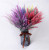 Artificial Flower Bunch of Flowers Lavender Artificial Flocking Pastoral Style Decoration Bunch of Flowers