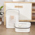 Japanese-Style Large Portable Laundry Basket Home Bathroom Dirty Clothes Basket Material Hollow-out Dirty Clothes Storage Basket