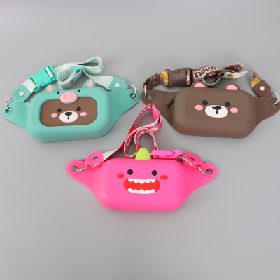 Manufacturer Children's Bags Dinosaur Children's Chest Pack Boys and Girls Fashion Shoulder Messenger Bag Cartoon Cute Mobile Coin Purse