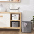 Japanese-Style Large Portable Laundry Basket Home Bathroom Dirty Clothes Basket Material Hollow-out Dirty Clothes Storage Basket