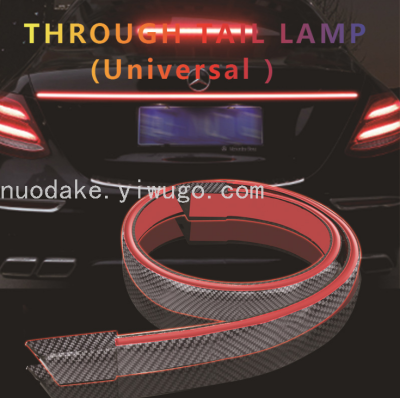 Highlight Car Tail Light Car Trunk Warning Modified General Led Streamer Steering High Stop Lamp