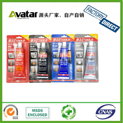 MAGXOSIL HI-TEMP red grey white White 85g RTV gasket maker sealant Gasket free adhesive for car