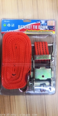 Tensioner. Hand Holding Rope. Battery Clip. Socket Extension Cable