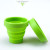 Creative Outdoor Travel Mouthwash Cup Folding Bottle Portable and Retractable Edible Silicon Folding Cup Printable Logo