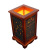 Wooden Simulation Candle Lantern Ramadan Customizable Pattern Luminous Night Light Decorative Crafts Lantern