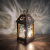 New Ramadan Eid Storm Lantern Wooden Lantern Holiday Light Decoration LED Battery Decorative Light Text Customization