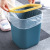 Square Trash Can Nordic Style Wastebasket Plastic Barrel Pressure Ring Large Trash Can Bathroom Office Dust Basket