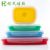 Outdoor Travel Portable Folding Lunch Box Four-Piece Folding Silicone Lunch Box Refrigerator Silicone Frozen Crisper