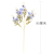 Cross-Border European-Style 5 Fork Dahlia Chrysanthemum Simulation Bouquet Wedding Arrangement Decorative Plastic Flower Fake Flower Factory Wholesale