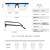 2021 New European and American Fashion Rimless Sunglasses Driver Outdoor Sports Eye Protection Large Rim Sunglasses UV Protection