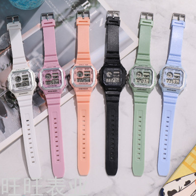 New Casio Student Boys and Girls Sports Electronic Watch Children's Fashion LED Luminous Watch Factory Wholesale