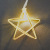 New LED Metal Material Star Light String Ramadan Home Living Room Holiday Decoration Pattern Can Be Customized