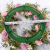 Cross-Border Artificial Wreath Diameter 30cm Christmas Wall Scene Decoration Plastic Fake Flower Wholesale