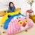 Cute Plush Toy Bedside Cushion Doraemon Backrest Pink Leopard Waist Pillow Double Pillow Girl Children Large