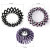 Hot Sale Bun Hair Ornament Hair Band Women's Korean Hair Tie Bud Rhinestone Bird's Nest Barrettes Hair Rope Grip Hair Ring