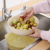 Multifunctional Drain Basket Double Layer Vegetable Washing Basket Nordic Color Kitchen Washing Fruits and Vegetables Storage Basket Household Fruit Plate