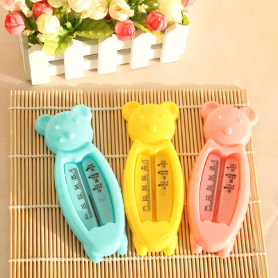 Simple Bear Water Thermometer Baby Bath Water Thermometer Water Thermometer Baby Cartoon Water Thermometer Indoor Thermometer Wholesale