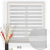 Double-Layer Soft Gauze Curtain Shading Curtain Korean Style Solid Color Roller Shutter Office Bathroom Bedroom Waterproof Louver Curtain