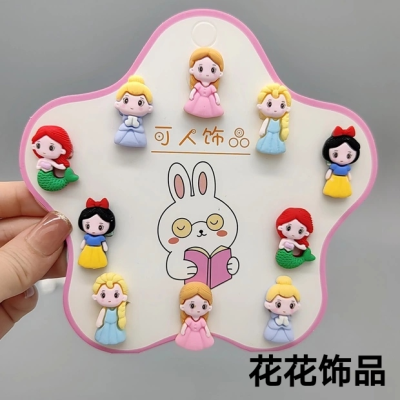 Cute Children's Cartoon Rubber Band Does Not Hurt Hair Little Girl Hair Rope Girl Toddler Headdress Flower