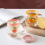 INS Style Glass Female Cute Creative Push Cup Korean Style Household with Cover Spoon Breakfast Cup Mug