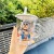 Liluqi Children's Cups Large Capacity with Scale Straw Glass Cup Milk Cup Baby Drinking Water Stop Breastmilk Feeding Cup