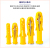 Little Yellow Croaker Plastic Expansion Tube Self-Tapping Expansion Screw 6/8/10/12mm Expansion Rubber Stopper Bolt Plugs Screw