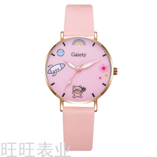 New Arrival Hot Sale Korean Style Ladies New All-Match Fashion Watch Set Girls‘ Cute Ins Style Quartz Watch