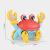 New Electric Rope Little Crab Electric Walking Horizontal Crab Light Music Stall Temple Fair Toys Wholesale