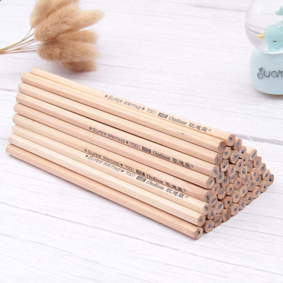 Log Pencil Environmental Protection Write Constantly Children's HB Pencil Elementary School Students Learning Office Sketch Pen Kindergarten Supplies