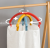 Multifunctional Bed Sheet Drying Rack Creative Rainbow Rotating Clothes Hanger Clothes Hanging Rack with Pants Clip Gift