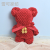 Bear Towel Hand Gift Wedding Wedding Shop Wedding Candy Red Gift Small Gift Coral Velvet Towel