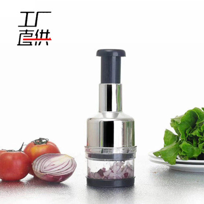 Pressing Cutter Multi-Functional Garlic Press Chopper Manual Pressing Cutter Kitchen Supplies Household Stainless Steel Fantastic Garlic Mashing Tool