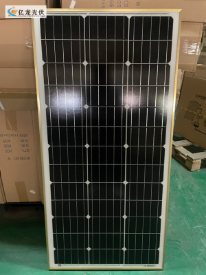 Golden Frame Single Crystal 90W Solar Panel Photovoltaic Power Generation Module Solar Cell Charging Panel Solar Panel
