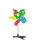 Color Film Windmill Children's Hand-Held Gorgeous Windmill Decoration Gift Little Windmill Catch the Bird Craft Little Windmill
