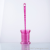 X22-8002 Crystal round Brush Toilet Bathroom Cleaning Brush Toilet Toilet Brush Toilet Brush Set