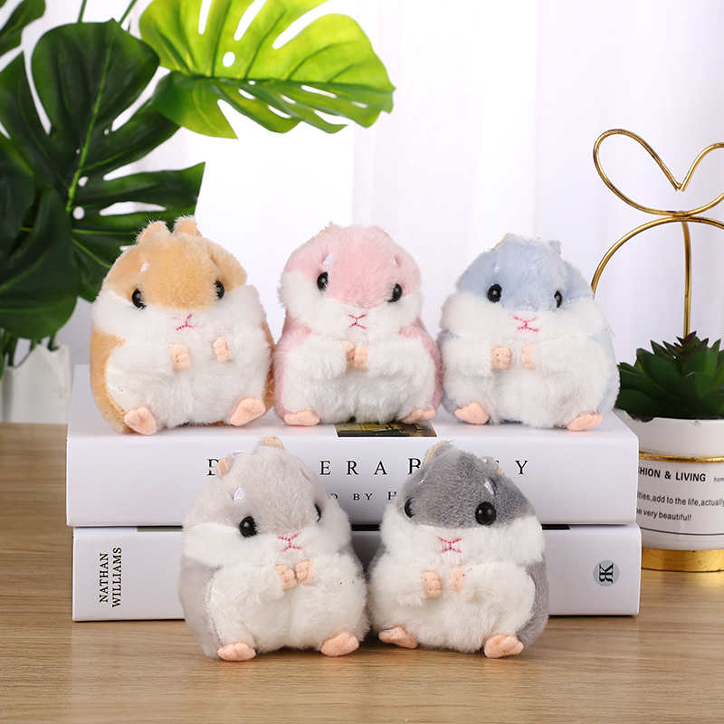 呆萌可爱小仓鼠毛绒玩具挂件玩偶包包配件厂家批发销售