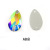 DongzhouCrystalSuperShiningABWaterDropHandSewingGlassDiamond Special-Shaped Flat Glass Drill Shoes and Hats Accessories
