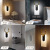 Wall Lamp Bedroom Bedside Lamp Touch Sensor Non-Plug-in Wiring Free Rechargeable Living Room Aisle Corridor Entrance Night Light