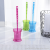 X22-8002 Crystal round Brush Toilet Bathroom Cleaning Brush Toilet Toilet Brush Toilet Brush Set